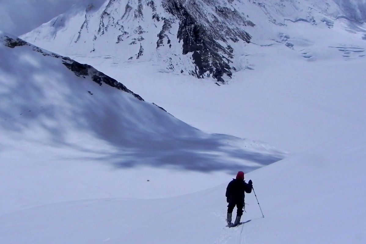 74 Jerome Ryan Descending From The Lhakpa Ri Summit To Camp I 